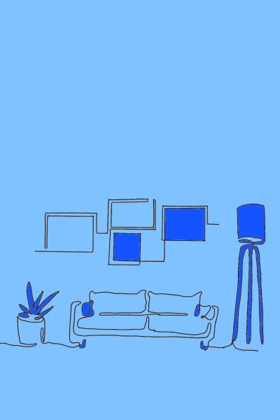 One line Sofa | Oshan | Digital Drawing | PENUP