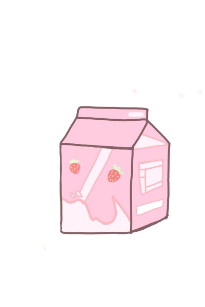 strawberry milk♡♡♡ | Artistgirl | Digital Drawing | PENUP