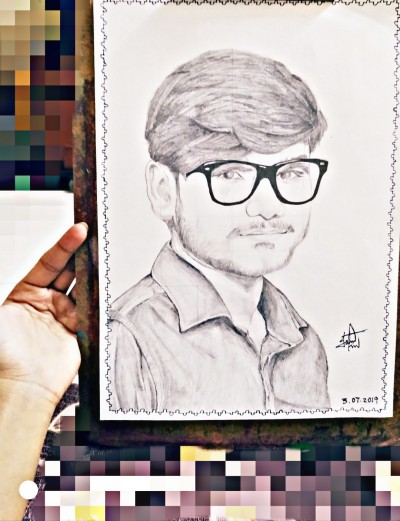 Portrait | Ishrah_khan.T | Digital Drawing | PENUP
