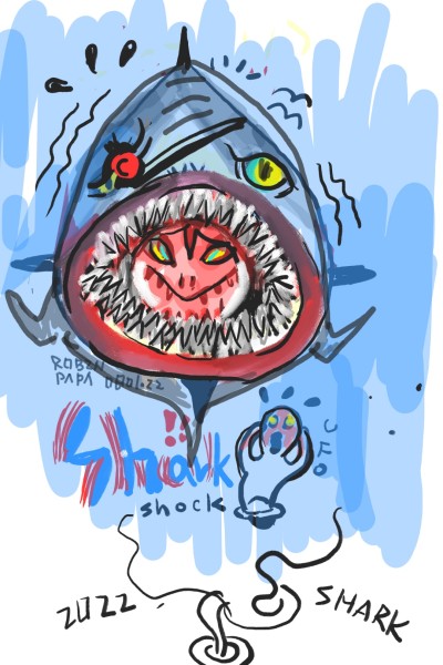 Shark & Shock | RobinPAPA | Digital Drawing | PENUP