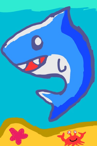 Cute shark right here!  | redberrie_milk | Digital Drawing | PENUP