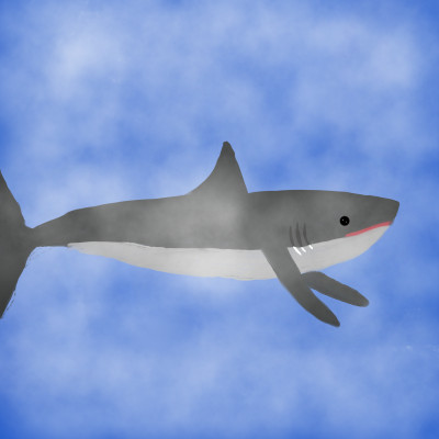 Great white | traceycatz | Digital Drawing | PENUP