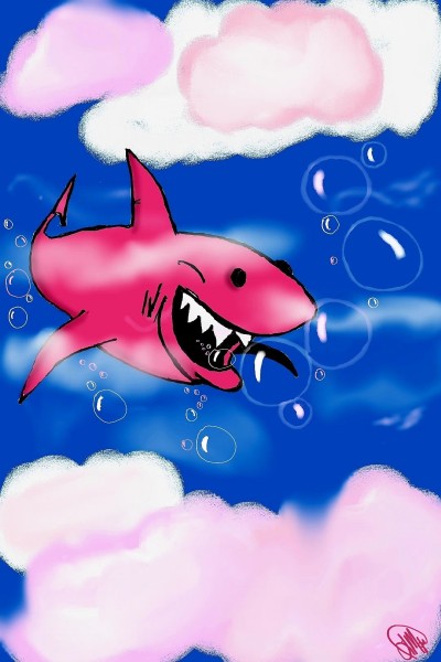 Buuby the Bubble Shark | LMfufu | Digital Drawing | PENUP