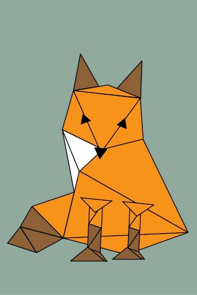 Trangle Fox | GAKUuuu | Digital Drawing | PENUP