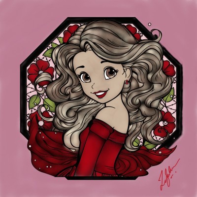 Lady in Red | SconeeLass900 | Digital Drawing | PENUP