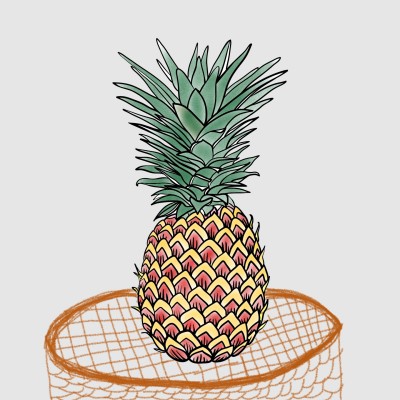 Pineapple  | Mattalloo | Digital Drawing | PENUP