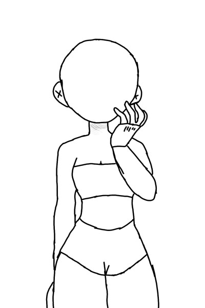 Rascunho de corpo feminino | Ema | Digital Drawing | PENUP
