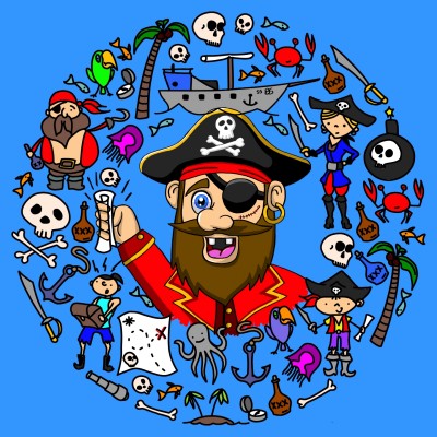 Captain Jack Found The Real Treasure Map | Bekkie | Digital Drawing | PENUP