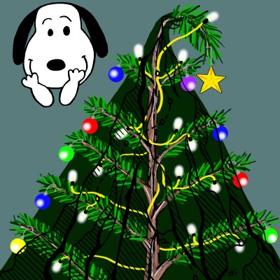 Peanuts Christmas Tree | Bekkie | Digital Drawing | PENUP