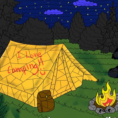 I love camping | Essie | Digital Drawing | PENUP