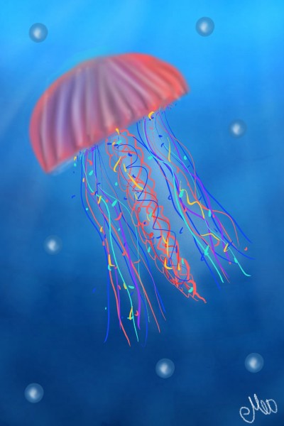 Let's draw jellyfish  | MooMooDraws | Digital Drawing | PENUP