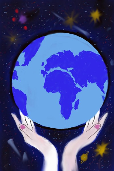 we've got the whole world...in our hands... | sis_angel | Digital Drawing | PENUP