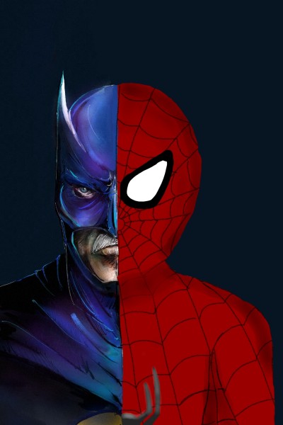 Bat Man Vs Spider Man  | DinuThari | Digital Drawing | PENUP