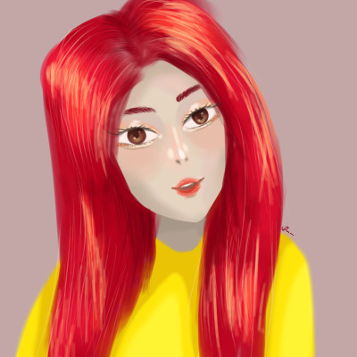 red hair | Iris | Digital Drawing | PENUP