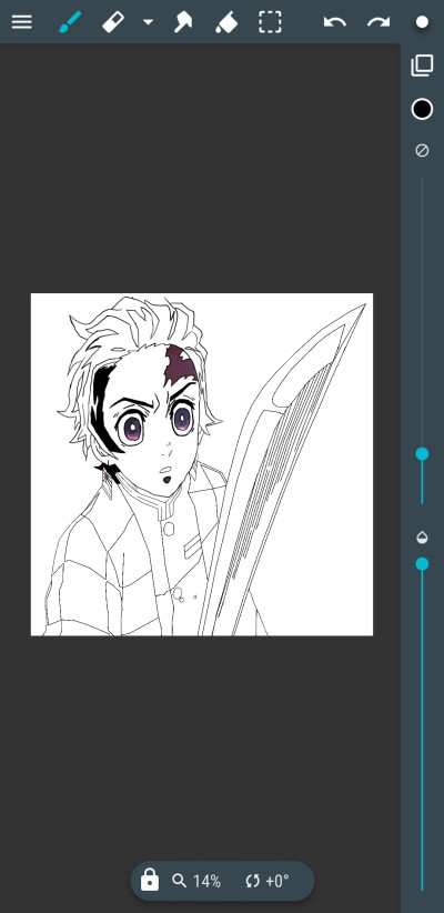 so close to being done with Tanjiro!! | SoulArtist | Digital Drawing | PENUP
