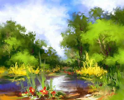~ Summer lake ~  | Mishelangello | Digital Drawing | PENUP