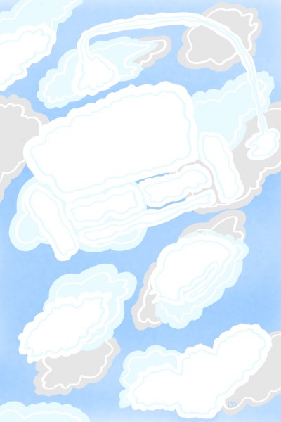 Cloud Watching  | Bekkie | Digital Drawing | PENUP