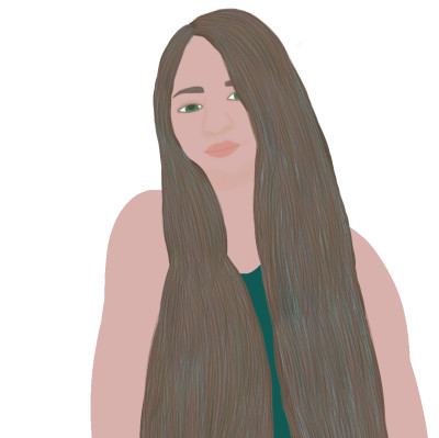 girl with long hair | Ukalaylay | Digital Drawing | PENUP