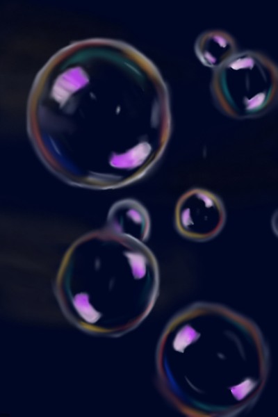 bubble at night  | happppy | Digital Drawing | PENUP