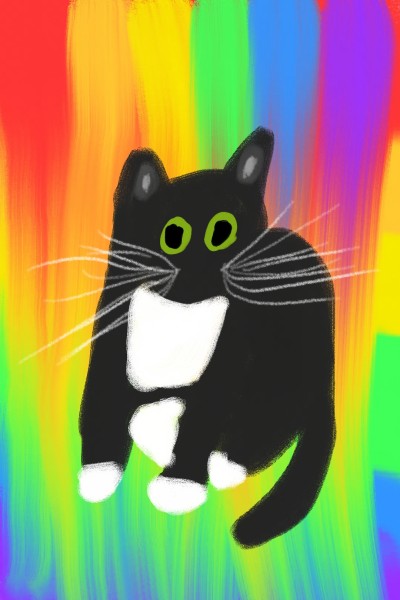 Snoopy the Cat Portrait | SnoopyTheCat | Digital Drawing | PENUP