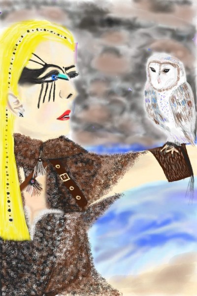 Viking and the Owl | Annessa | Digital Drawing | PENUP