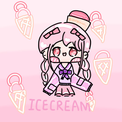 아이스크림 의인화 | DDoongcaron | Digital Drawing | PENUP