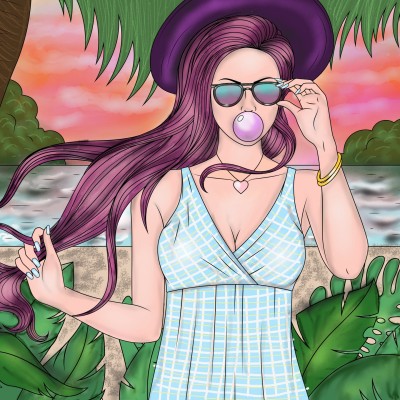 hey m on vacation  | Sylvia | Digital Drawing | PENUP