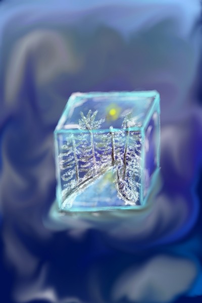 Winter in an ice cube  | Mari_S | Digital Drawing | PENUP