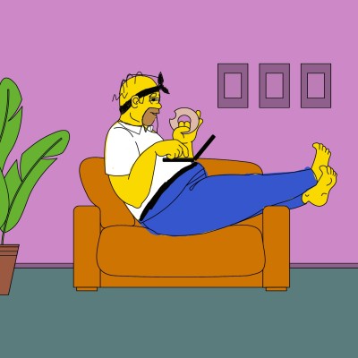 Homer eat donut | J-O-C | Digital Drawing | PENUP
