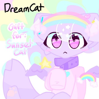 gift for SunsetCat!!! | DreamCat_Commie | Digital Drawing | PENUP