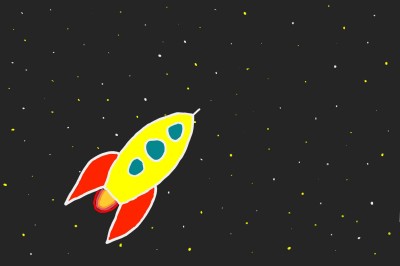 Space Rocket  | Berace | Digital Drawing | PENUP