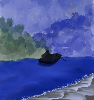 Couple in the Boat | sherlock | Digital Drawing | PENUP