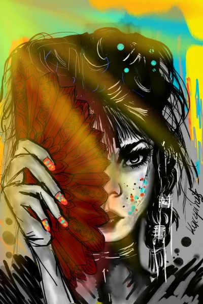 Remix with @Katerina78 -it's hot! | Rida | Digital Drawing | PENUP