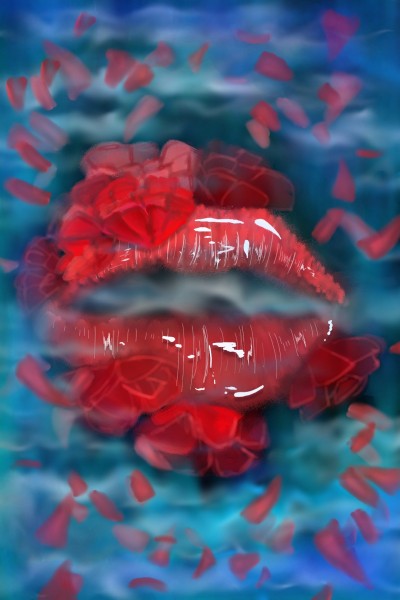 Underwater Rose Stain | Rida | Digital Drawing | PENUP