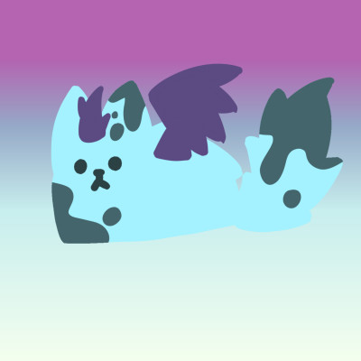 splashloaf, deputy of unicorn loaf cat gang | -Wolfey- | Digital Drawing | PENUP