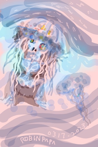  The Diving Dutchman : jellyfish travel | mindsupply | Digital Drawing | PENUP