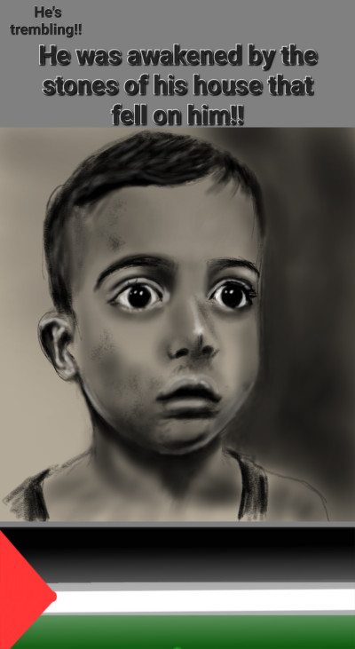 Don't k*ill Gaza's children.✌️  | ayayad | Digital Drawing | PENUP