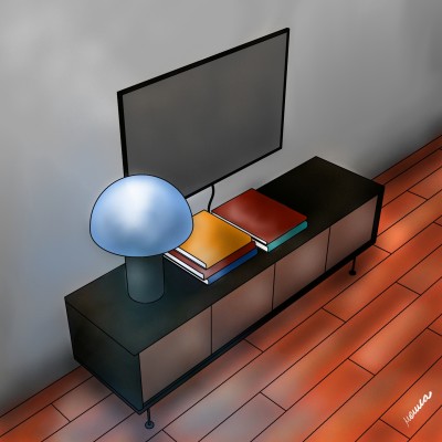 Tv Room | Monica.Baumann | Digital Drawing | PENUP