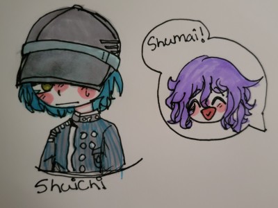 Shuichi and Kokichi doodle :) | Cringe_Child | Digital Drawing | PENUP