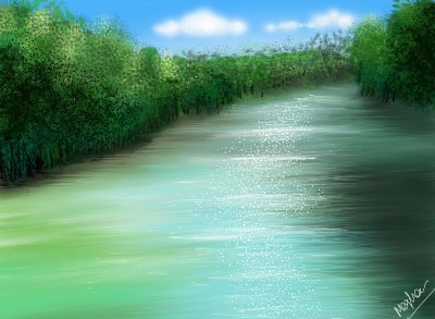 River | meghabairwa | Digital Drawing | PENUP
