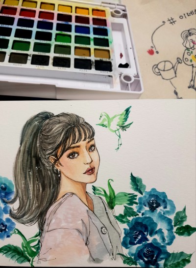 소녀 | Iness_j.y_park | Digital Drawing | PENUP