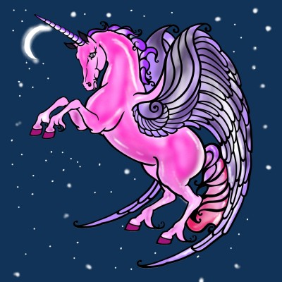 Unicorn  | Woolu_Dudu | Digital Drawing | PENUP