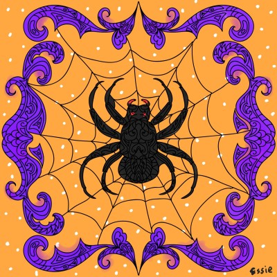 Halloween Spider | Essie | Digital Drawing | PENUP