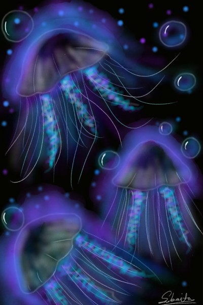Jellyfish  | Subaita | Digital Drawing | PENUP